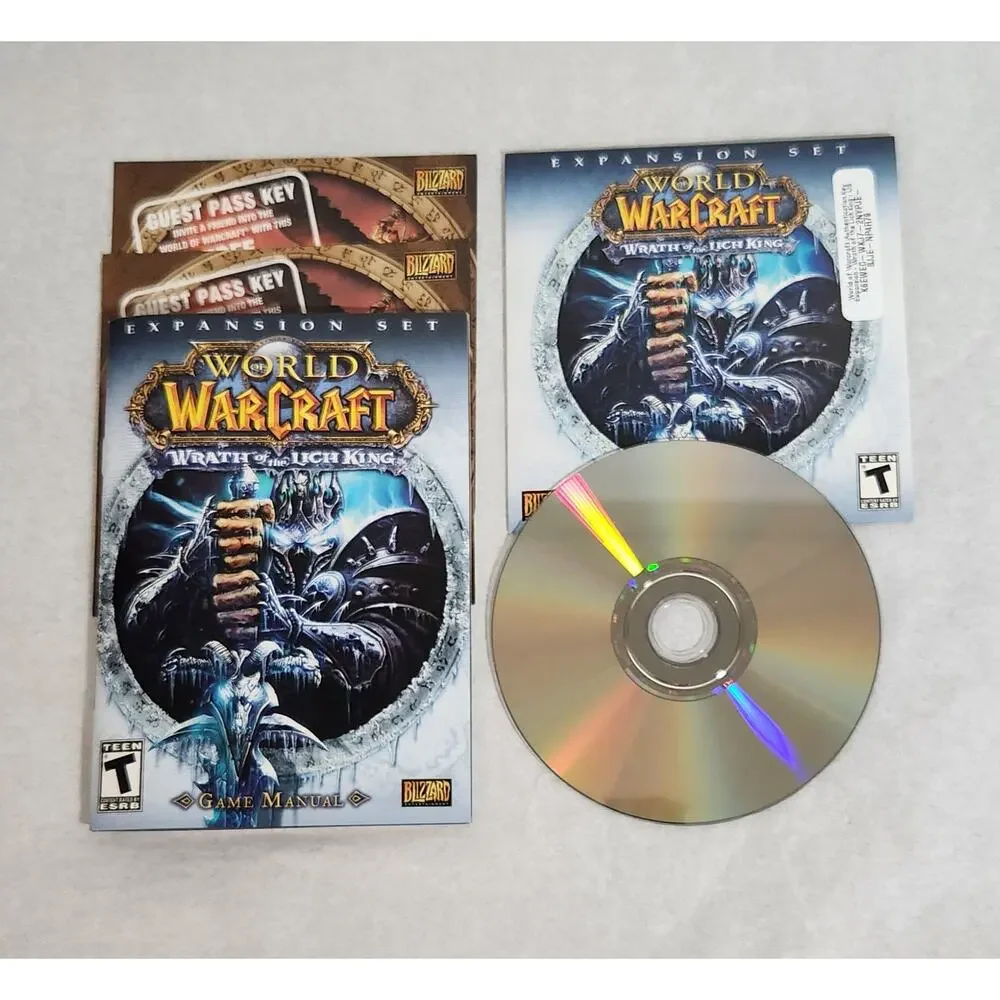 World Of Warcraft Expansion Set And Warcraft III Collector's Edition PC Games